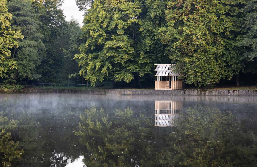 Embracing Nature: Tea House Pavilion