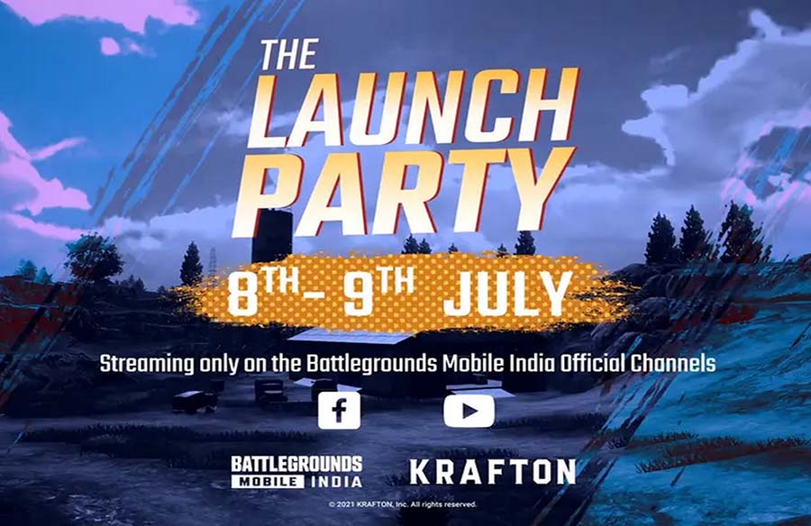 Battlegrounds Mobile India Launch Party: July 8-9