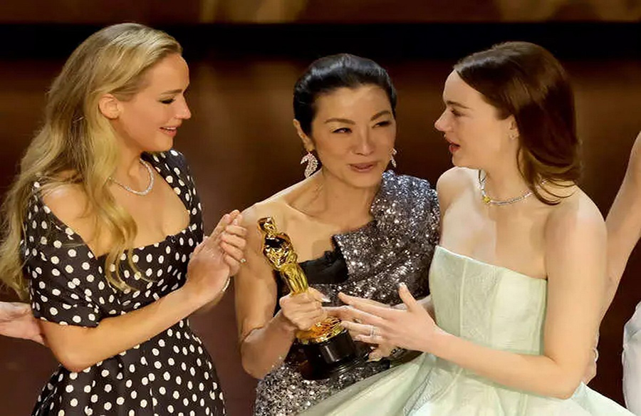 Michelle Yeoh Clarifies Oscars Interaction with Emma Stone